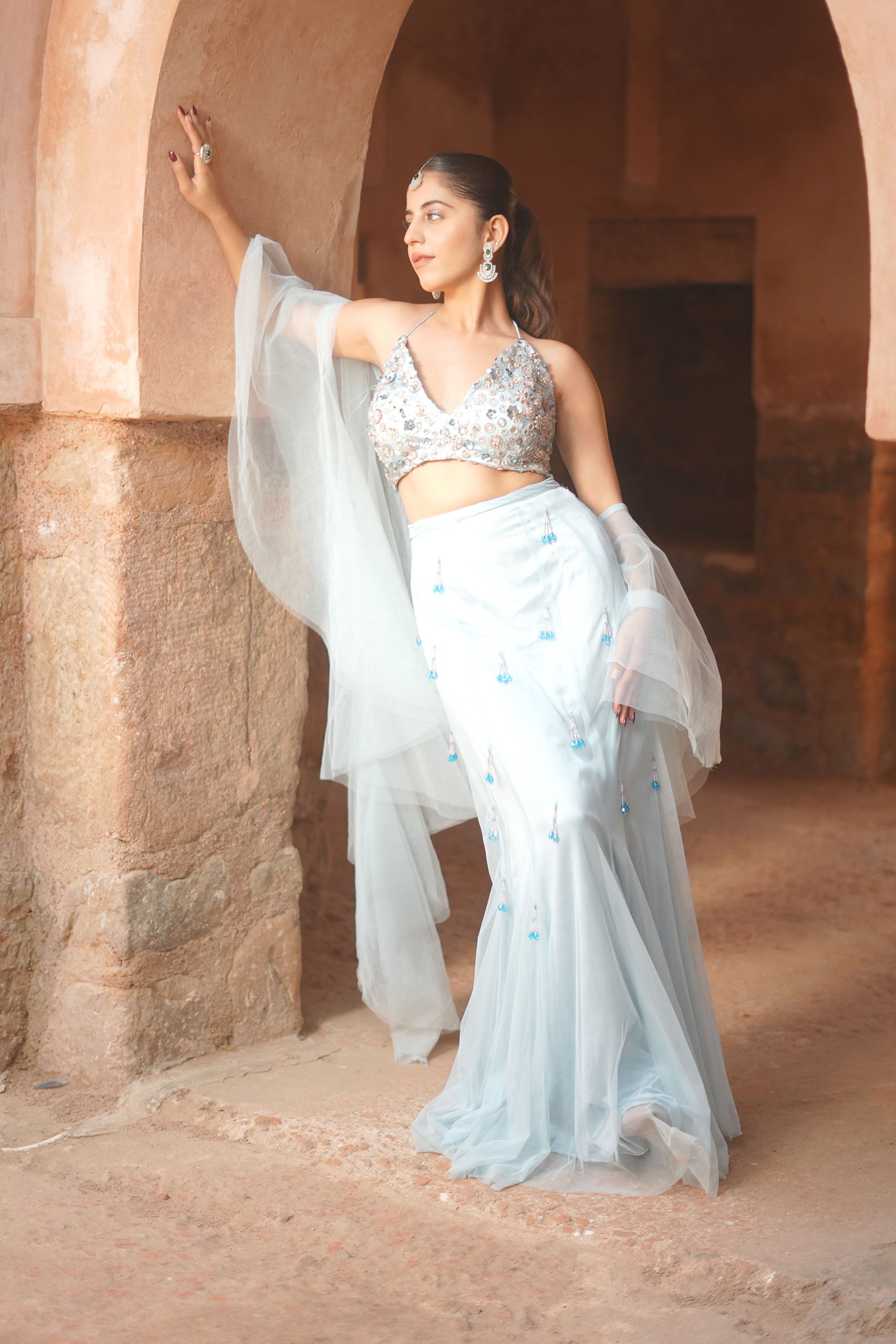 The Indian Mermaid Sky Blue
