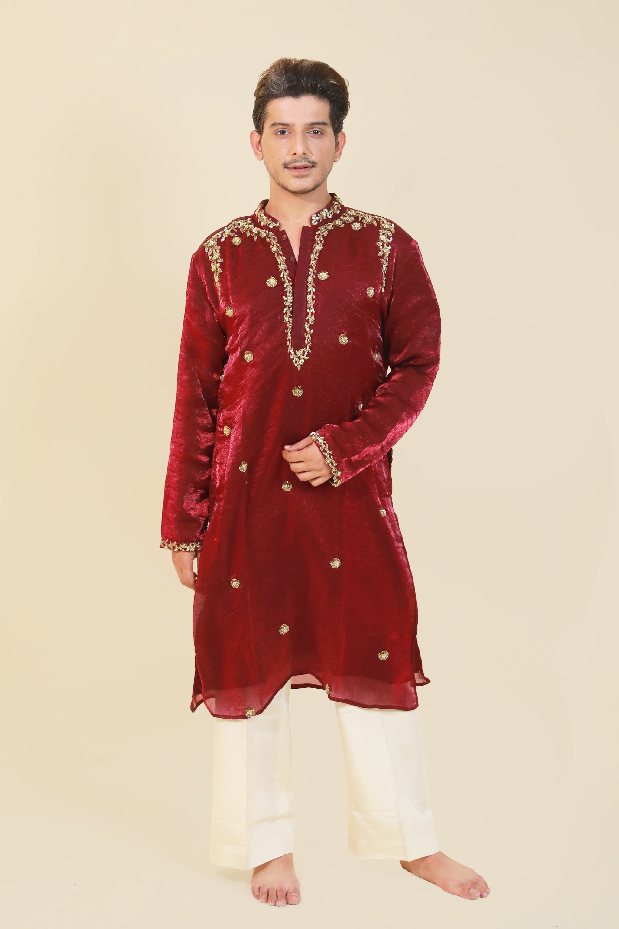 Berry Crown Kurta